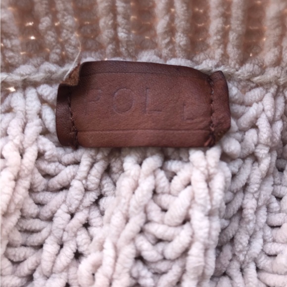 POL | Oversized Beige Chunky Knit Sweater Size L - Picture 8 of 16